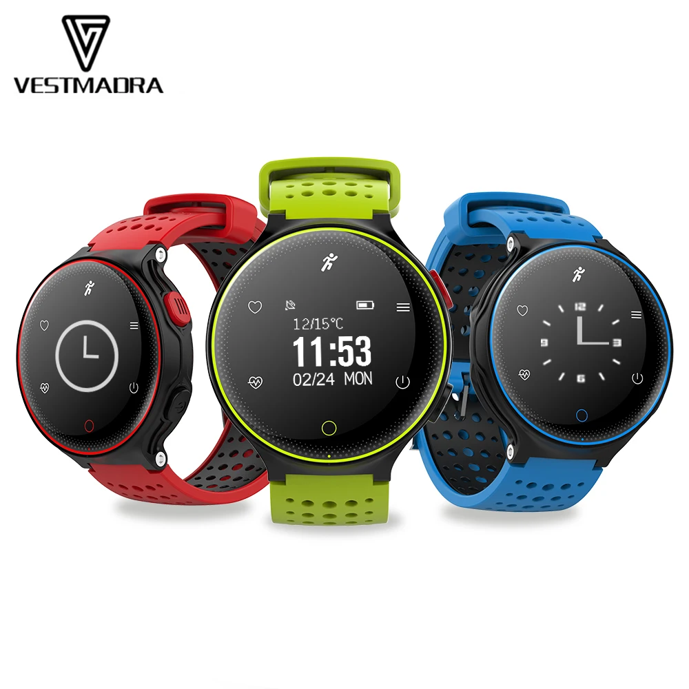 

VESTMADRA VMX2 Sport Waterproof Bluetooth Smart Band Support Heart Rate Monitor Blood Pressure Smart Bracelet for IOS Android