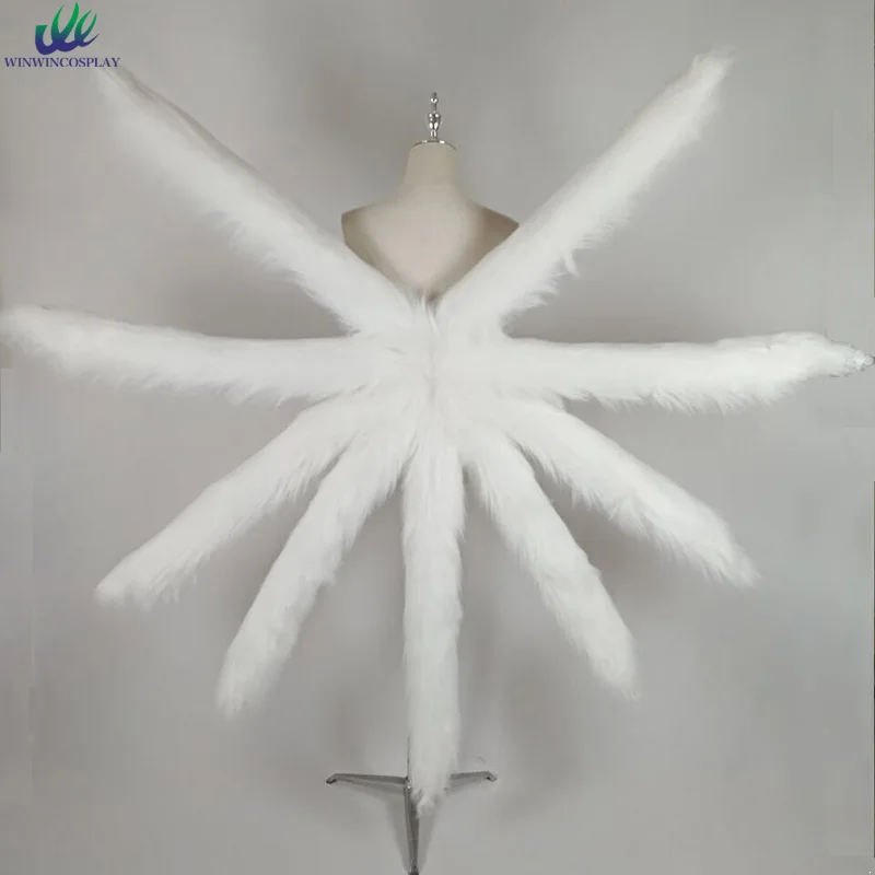 

LOL Ahri Cosplay Tail The Nine-Tailed Fox For Halloween Cosplay Costume 12 colors