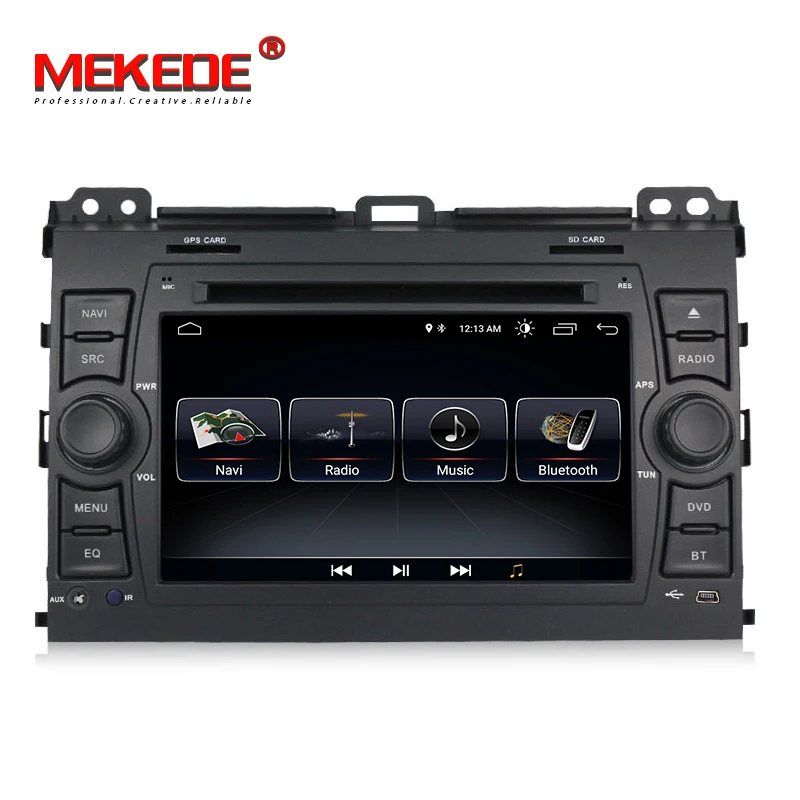 MEKEDE Android 8 1 2 din мультимедийный плеер для Toyota Prado 120 Land Cruiser 2004-2009 Автомобильный Радио
