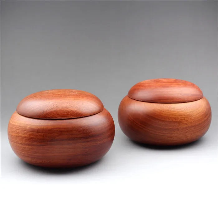 

Mahogany weiqi box large weiqi pot Myanmar flower pear wood weiqi basket solid wooden food storage box tea pot