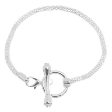 4 шт браслет Змеиный браслет тумблер и застежка омаров серебро