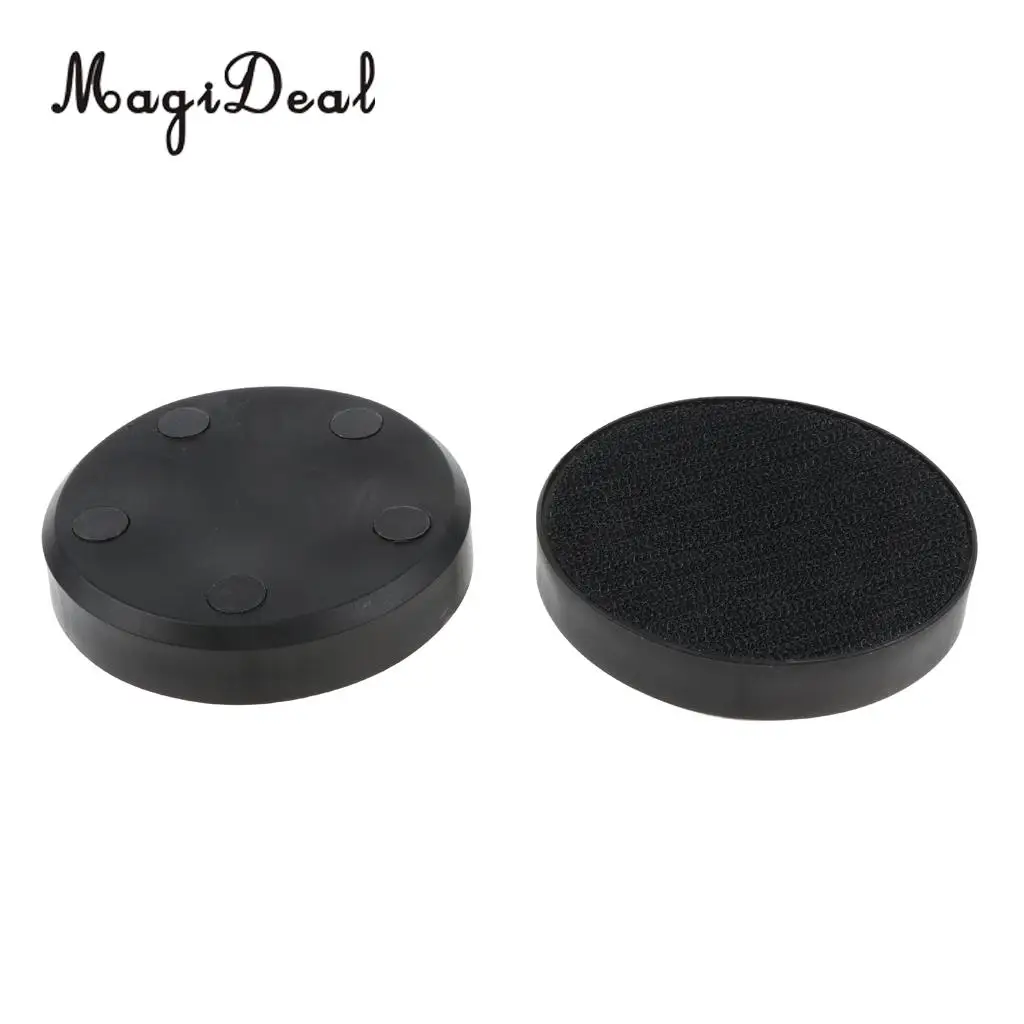 MagiDeal 1 Pair Replacement Skateboard Slider Block Palm Pucks for Sliding Gloves Outdoor Longboarding Skateboarding 80mm Dia.