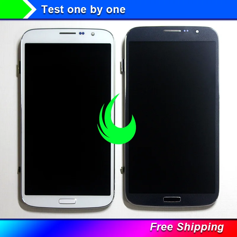 

Original Quality For Samsung Galaxy Mega 6.3 i9200 i9205 LCD Display Touch Screen Digitizer With Bezel Frame Assembly Free Track