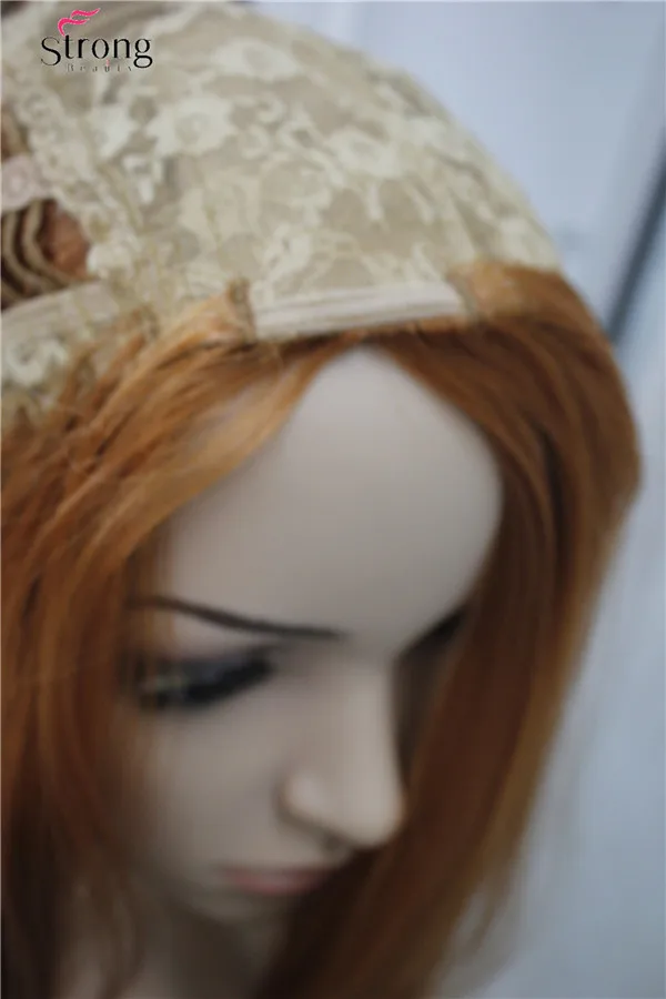 E-9860 130A COPPER RED Long nature wavy wig (5)