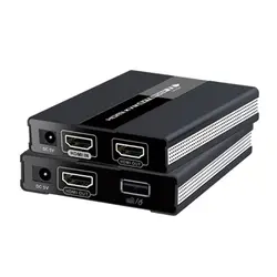 В режиме реального времени 1080 P 60 м USB HDMI KVM Extender по одной Cat 5/5E/6/7 Ethernet кабель HDMI удлинитель USB клавиатура Мышь Поддержка