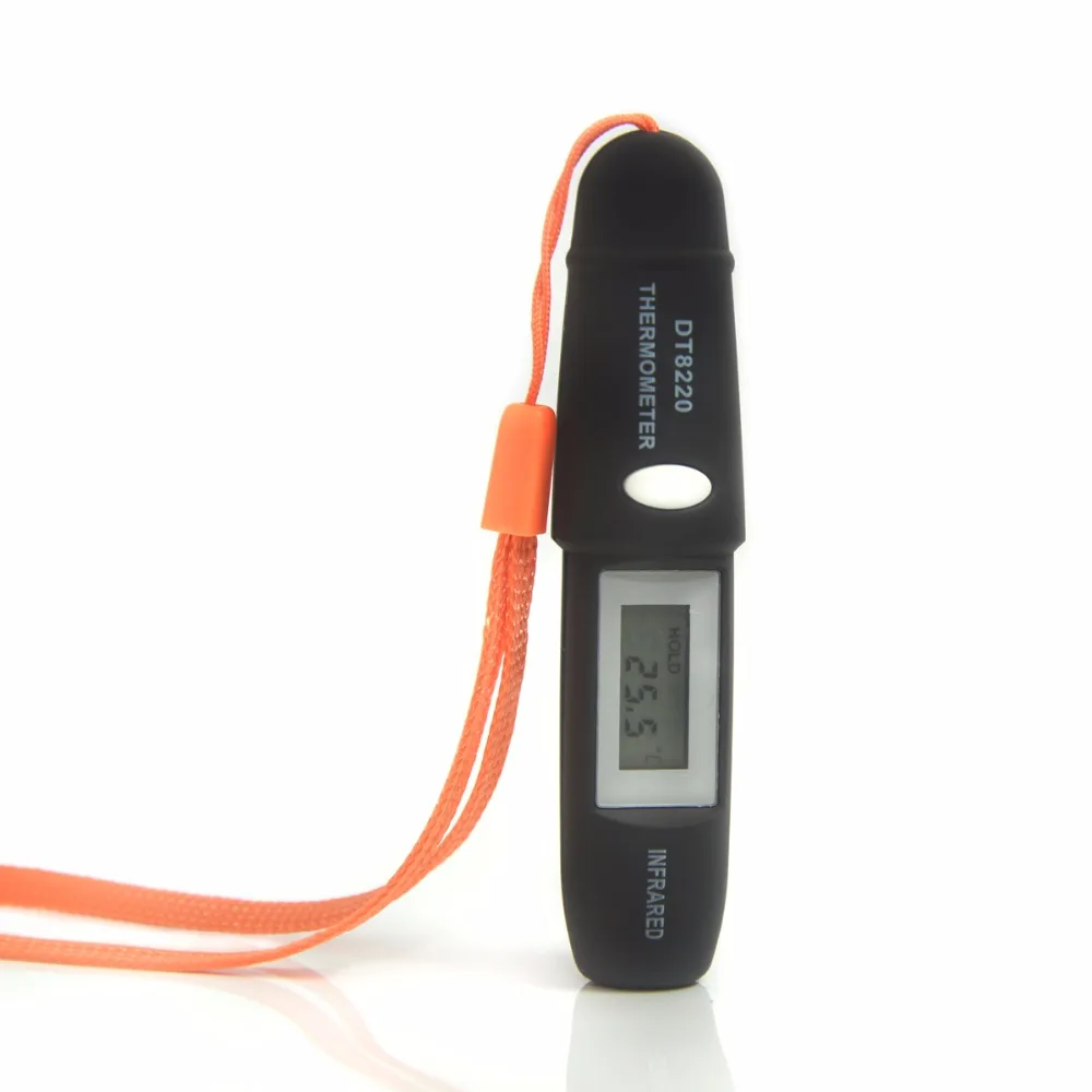 

Newest DT8220 Mini Pen-type Infrared Thermometer IR Temperature Measuring LCD Display Measuring Tool -50~220C Include Batteries