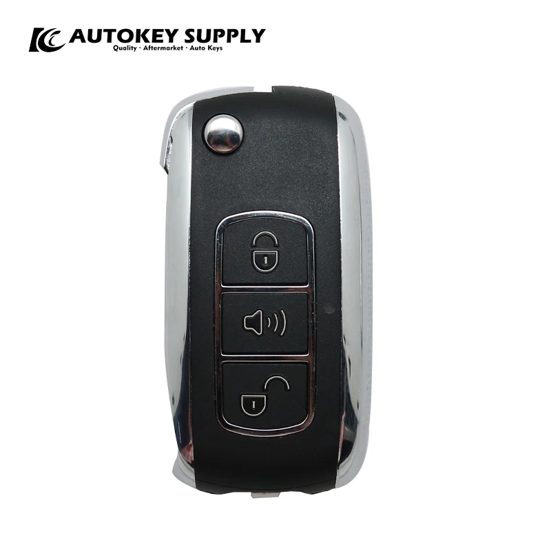 

AUTOKEY SUPPLY factory direct sales. for Flip key new Mercedes (emergency button) + Olympus red LED 3 button car key. AKBPCP082