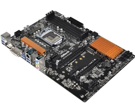 Оригинальная материнская плата для Asrock Z170 Pro4S LGA 1151 DDR4 64 ГБ для 14нм cpu Z170 настольная материнская плата