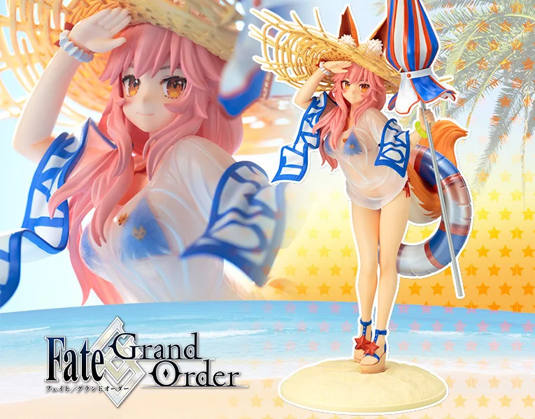 

38cm Fate Grand Order FGO Tamamo no Mae Anime Cartoon Action Figure PVC toys Collection figures for friends gifts