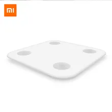 Xiaomi 2 pesa цифровые электронные весы точные напольные весы тестер состава тела Жир BMR тест скрытый светодиодный дисплей