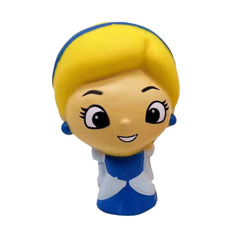 Супер герой мягкий каваи Jumbo мультфильм принцесса девочка медленно поднимающийся торт Единорог Ароматические антистрессовые игрушки для детей - Цвет: fairy princess4