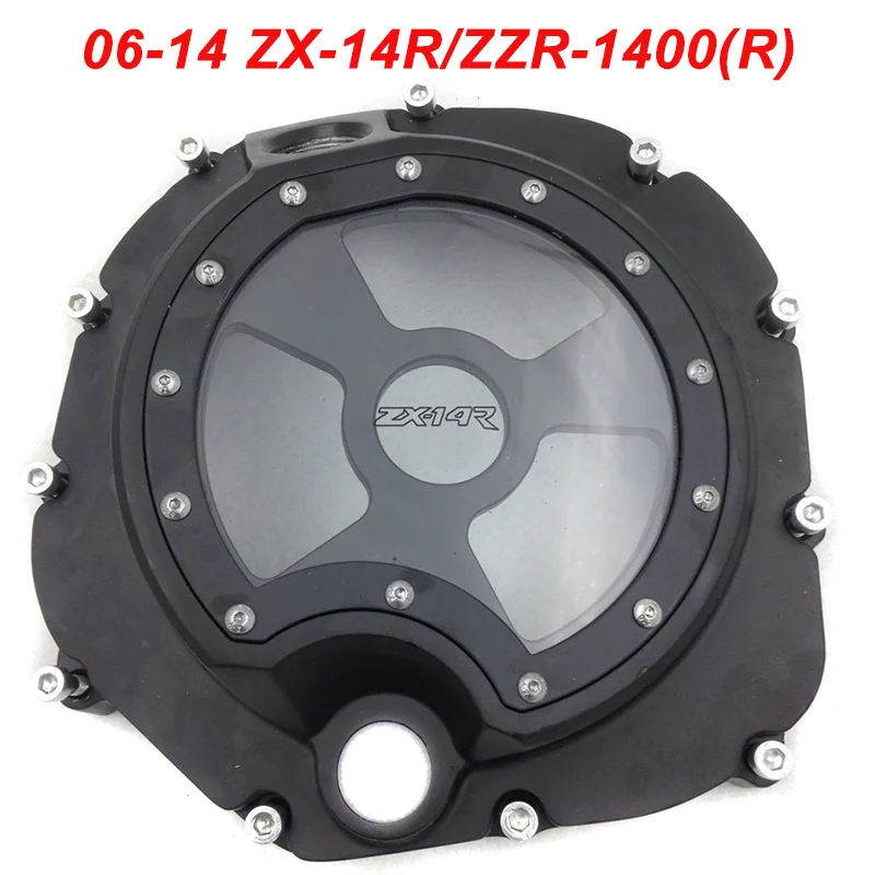 

For 06-14 Kawasaki ZX14R ZX 14R ZZR 1400 Engine Stator Crank Case Cover Engine Guard Protection Side Shield Protector 2006-2014