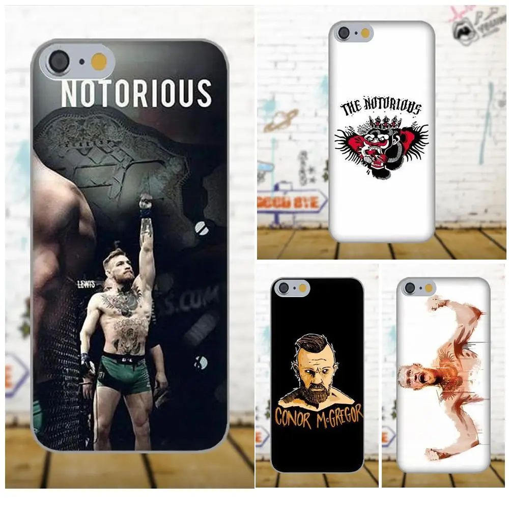 

Conor Mcgregor For Apple iPhone 4 4S 5 5C SE 6 6S 7 8 Plus X Galaxy Grand Core II Prime Alpha Colorful Phone Accessories Case