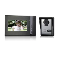 (1 Unidades) acceso Alambre uno a una versión de La Noche Videoportero cámara CMOS Lente de 7 pulgadas en color TFT-LCD de pantalla de tarjetas RFID desbloquear