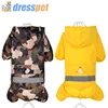 Chaqueta impermeable para perro mascota, abrigo de lluvia de poliéster de alta calidad, ropa de S-XXL para Chihuahua, perros medianos y pequeños ► Foto 1/6