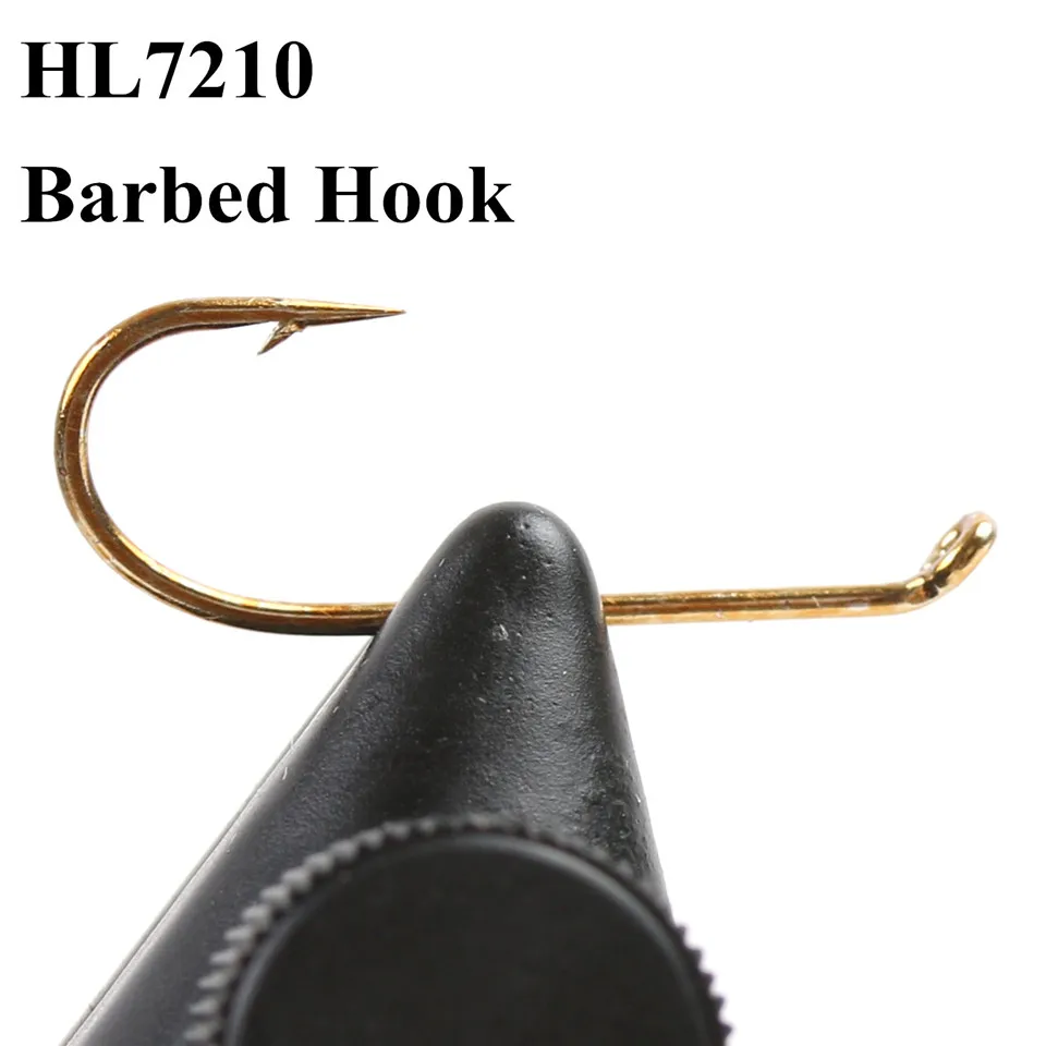 Maximumcatch 100Pcs Fly Tying Hook Barbed Fly Fishing Hooks 12 High