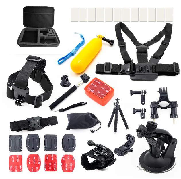 

For Gopro hero 6 5 4 3 Xiaomi yi 4k Mijia Accessories kit Mount Tripod Stick Go pro hero SJCAM SJ4000 Action Sport Camera
