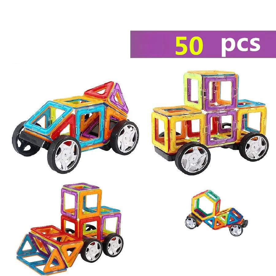 50Pcs 3D Funny Toys DIY Blocks Building Toys Education toy for Kids Building