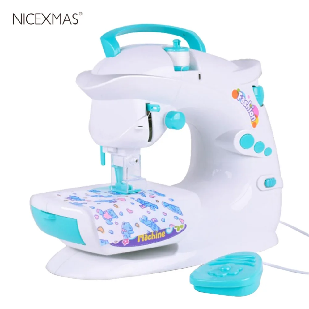 1Pc Electric Sewing Machine Easy to Use Lightweight Sewing Toy DIY Toys Educational Toys Housekeeping Toys for Children Kids 1Pc Electric Sewing Machine Easy to Use Lightweight Sewing Toy DIY Toys Educational Toys Housekeeping Toys for Children Kids