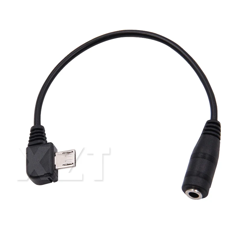 AT 1PCS Micro USB Headphone earphone Adapter Audio Cable Headset Cord high quality Jack 3.5mm