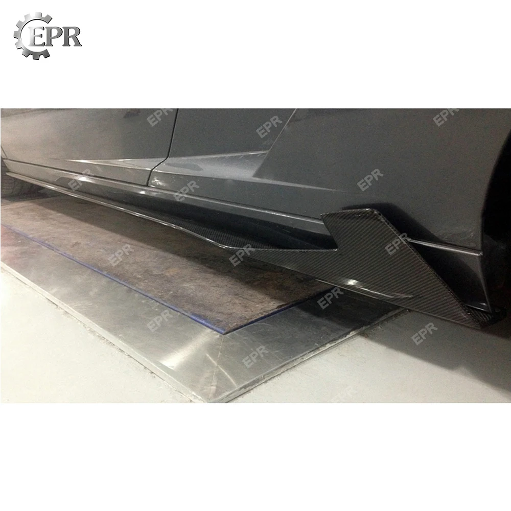 

Carbon Fiber Side Skirt For Lamborghini Gallardo LP550/LP560/LP570 SPE Side Skirt Extension Body Kits Tuning Trim Accessories
