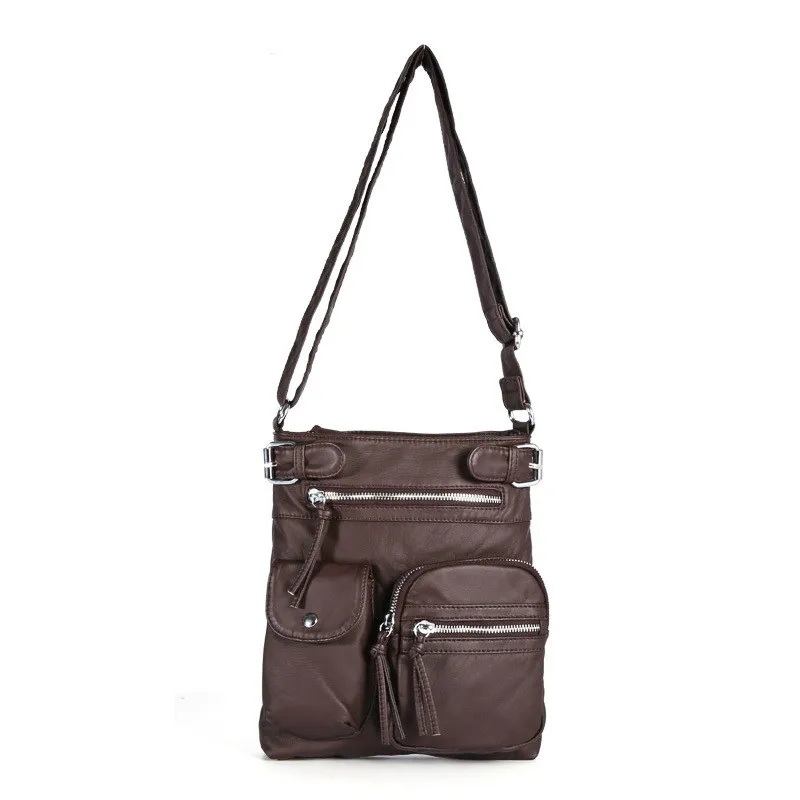 GYE модная Горячая распродажа Повседневная сумка из искусственной кожи женская сумка через плечо для девушек - Цвет: Brown