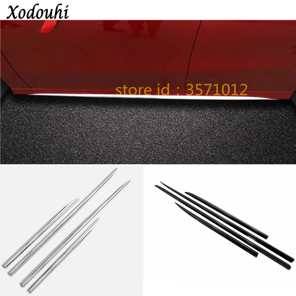 

Car cover body door trim strip molding stream lamp panel bumper 4pcs For Mercedes Benz A Class W177 A180 A200 A250 2019 2020