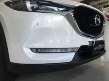 ABS Chrome Accessories Front Head Fog lamp Light Cover Trim For Mazda CX5 CX-5 KF SERIES 2017 2018 Car Sticker