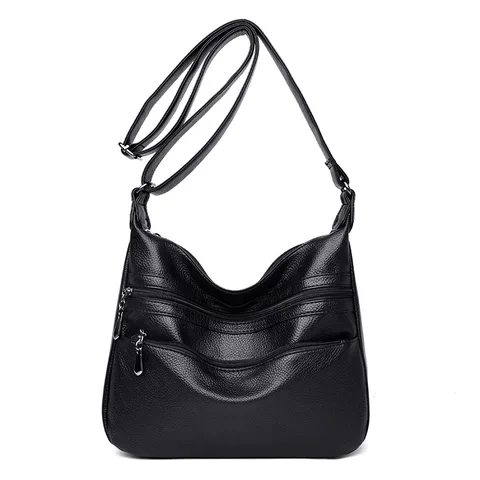 Bolsas de Ombro Femininas de Alta Bolsas de Couro Qualidade Tote Tote-alça Superior Bolsas Mensageiro Bolsa Tassel 2020 C1087