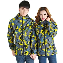 Камуфляж ветрозащитный Водонепроницаемый дышащая Mountain одежда открытый охота рыбалка кемпинг спортивная куртка Для женщин человек Пеший Туризм Куртка