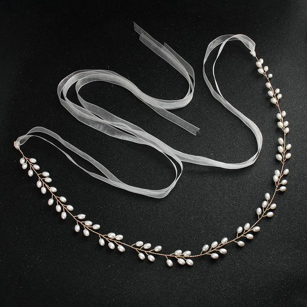2019 Newest Arrival Gold Color Pearls Wedding Belts and Sashes Alloy Bridal Sash Wedding Dress Accessories for Ladies 2019 Newest Arrival Gold Color Pearls Wedding Belts and Sashes Alloy Bridal Sash Wedding Dress Accessories for Ladies
