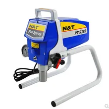 Высокое устройство для безвоздушного распыления под давлением Профессиональный безвоздушный распылитель краски настенный распылитель PT-9395 распылитель краски