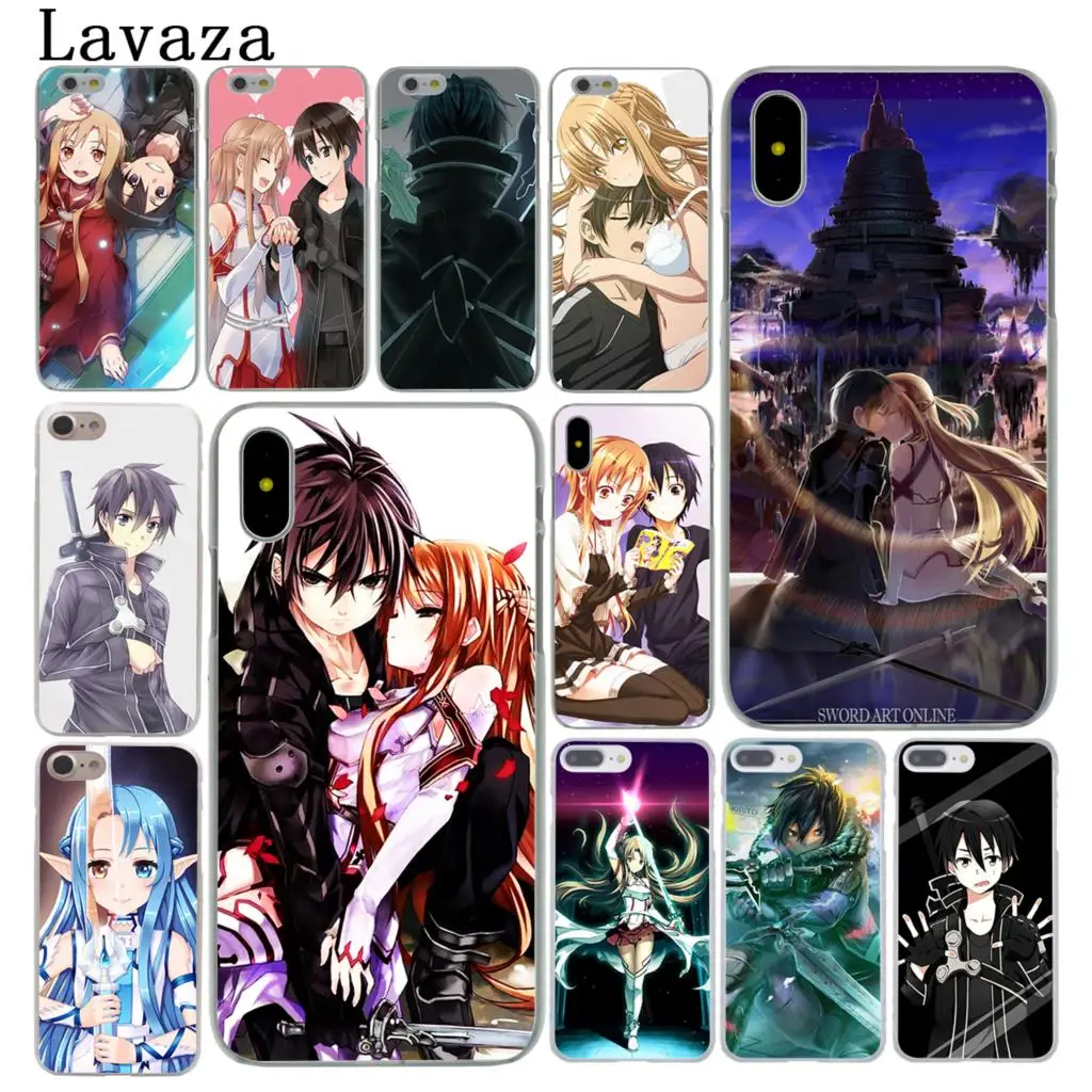 

Sword Art Online Hard White Cover Case for iPhone 7 7 Plus 6 6S Plus 5 5S SE 4 4S