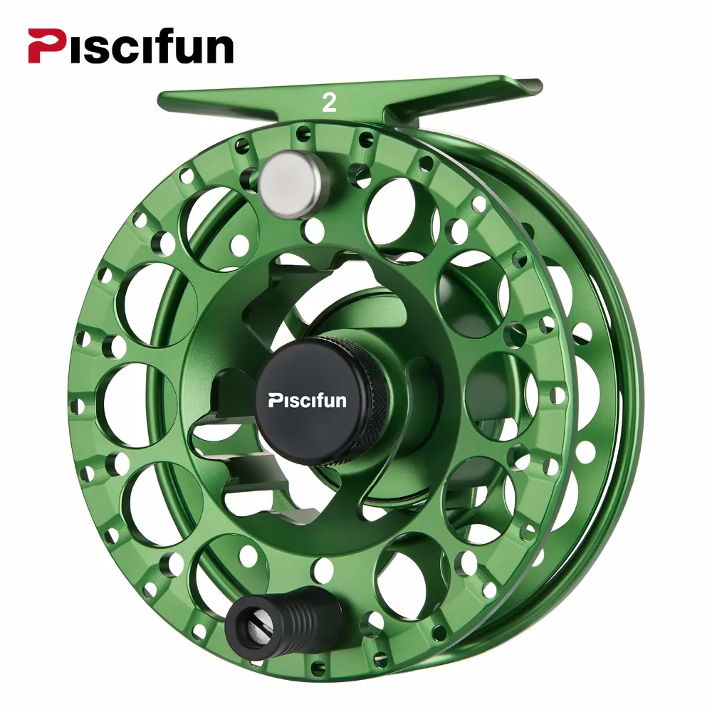Piscifun Sword II Green Fly Reel 3/4 5/6 7/8 Sealed Drag Lighter CNC