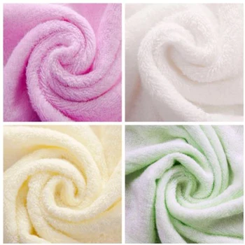 

High Quality 4 PCS/Set 100% Bamboo Fiber Baby Infant Newborn Face Washers Bath Towels Highly Water Absorption Towel