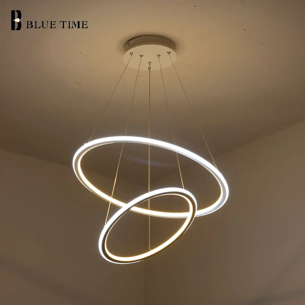Cricles современный светодиодный подвесной светильник подвесная потолочная лампа Подвесная лампа для гостиной столовой кухни спальни дома светильники