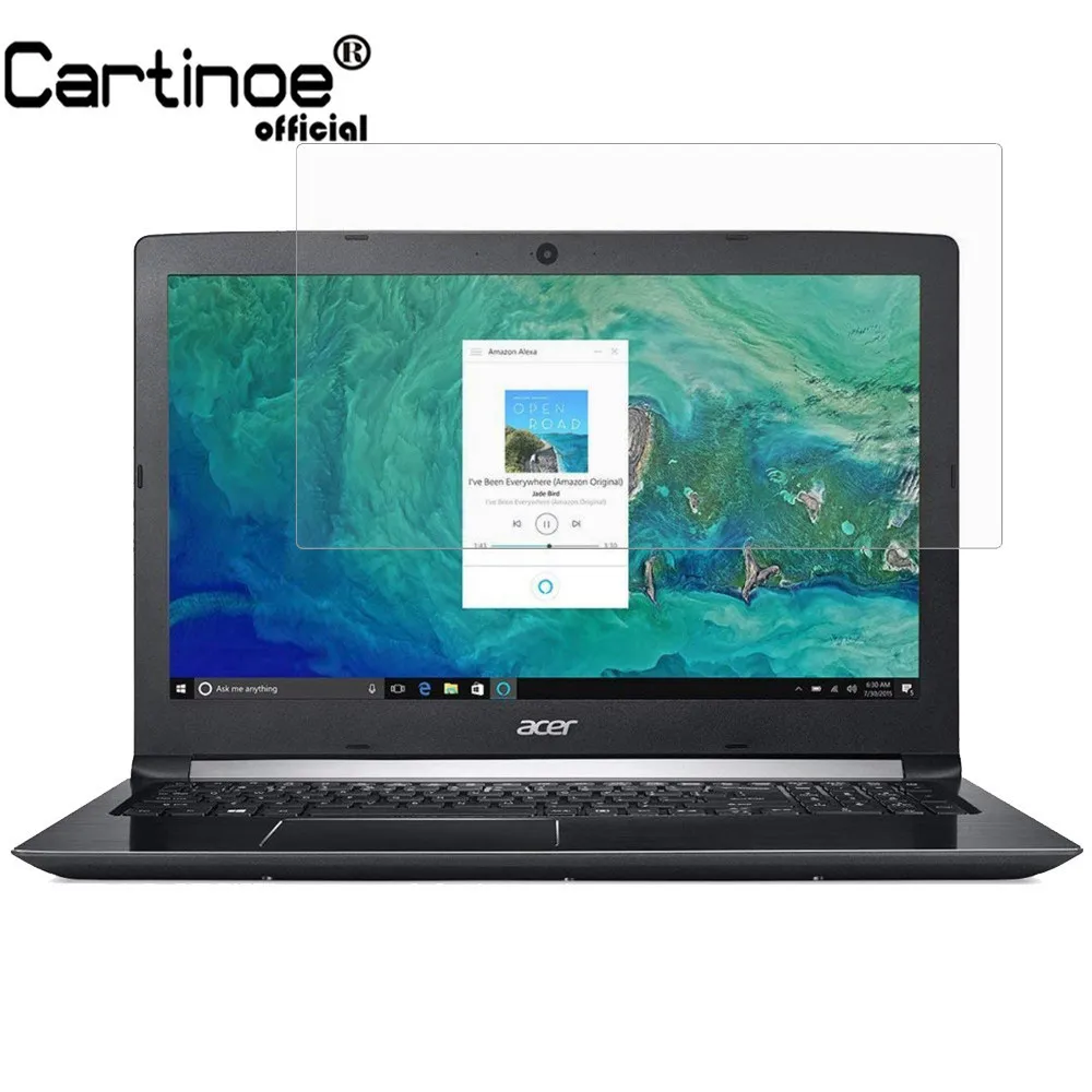 Cartinoe 15,6 дюймов 16:9 защитная плёнка для экрана ноутбука для acer Aspire 5 A515-51 ноутбук универсальная прозрачная Lcd Защитная пленка 2 шт