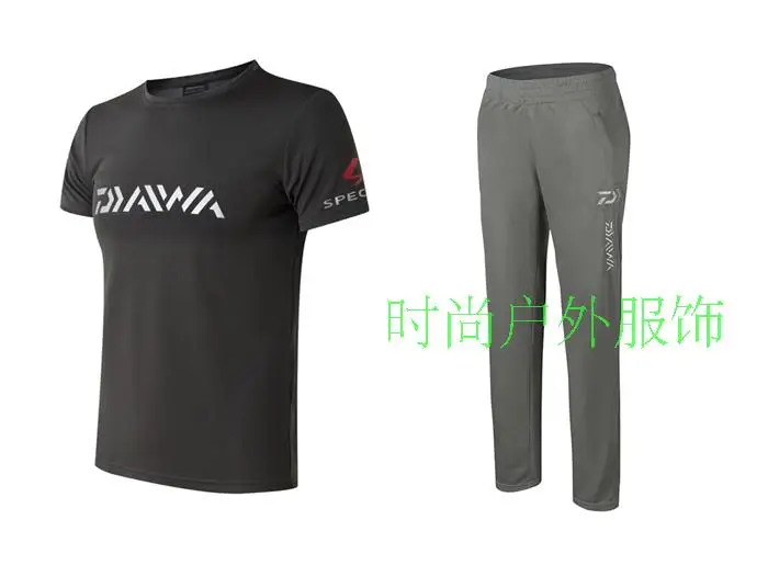 

2017 NEW DAIWA Fishing Short sleeve suit Breathable sports Sunscreen Bamboo charcoal material DAWA summer DAIWAS Free shipping