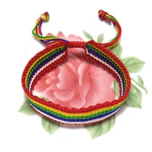 Браслет в стиле хиппи гей-Прайд однополый гомосексуалистский гей-Прайд с радугой love wins подарок равный браслет в виде радуги браслет ювелирные изделия