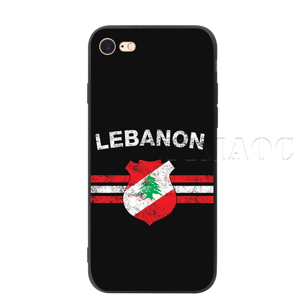 Мягкий силиконовый чехол YIMAOC lebanan Flag для iPhone 11 Pro XS Max XR X 8 7 6 6S Plus 5 5S SE - Цвет: 10