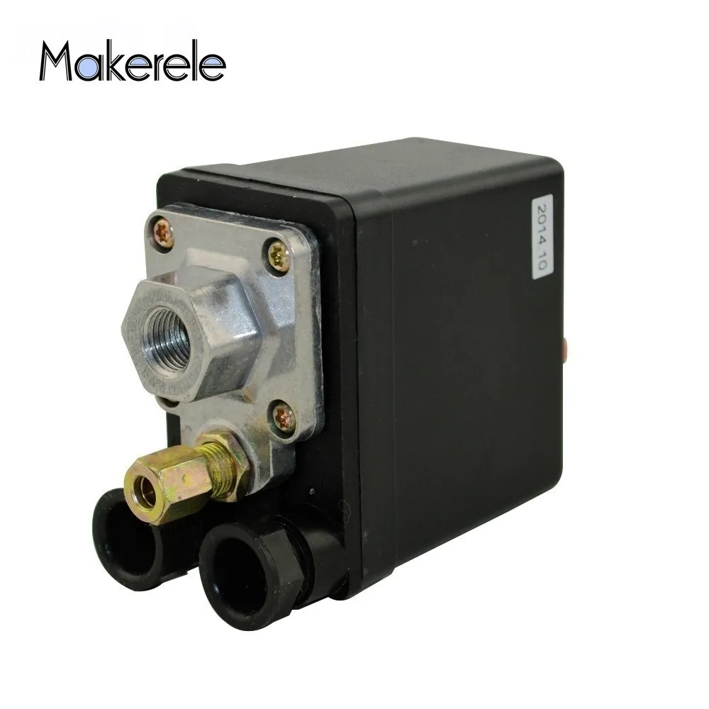 

240V Small Air Compressor Pressure Switch Control 20A 50Hz Heavy Duty Control Valve 1Port MK-ACPS02 High Quality