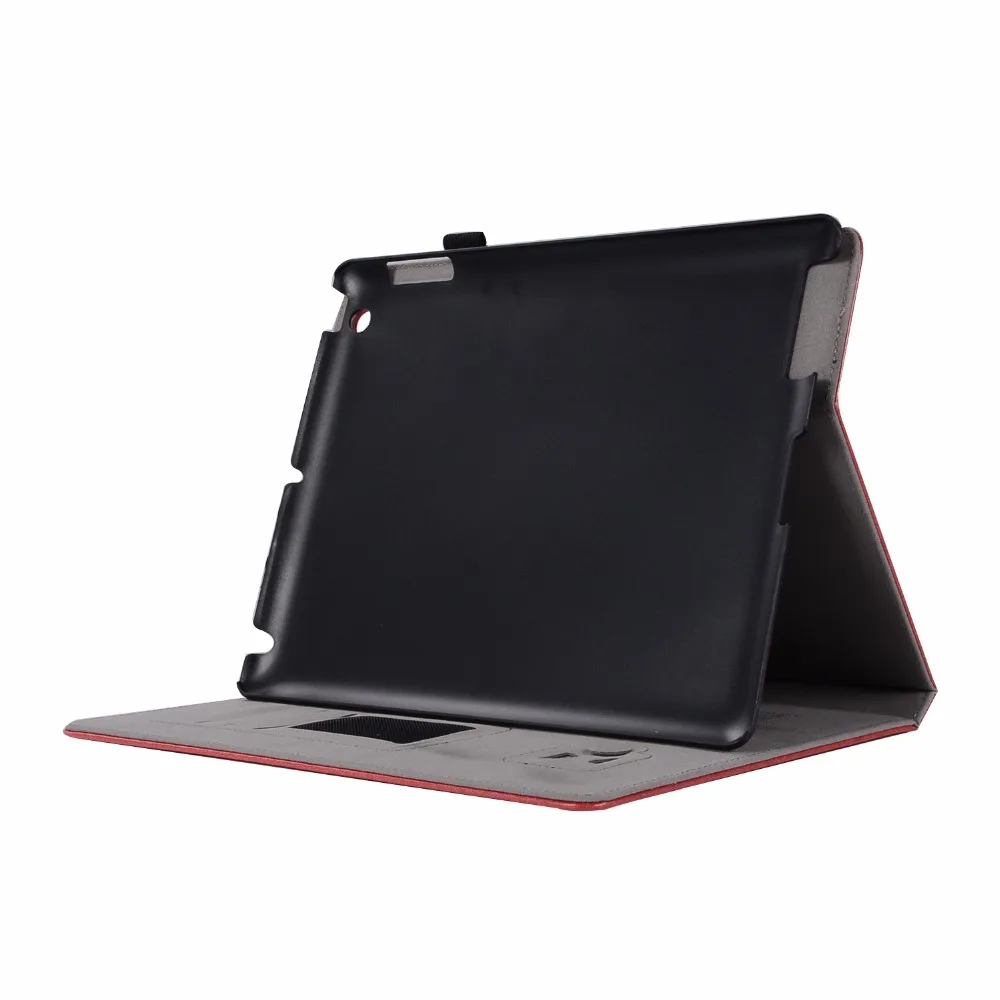 

Auto Sleep / Wake Up Flip PU Leather Cover For ipad 2/3/4 Business Style