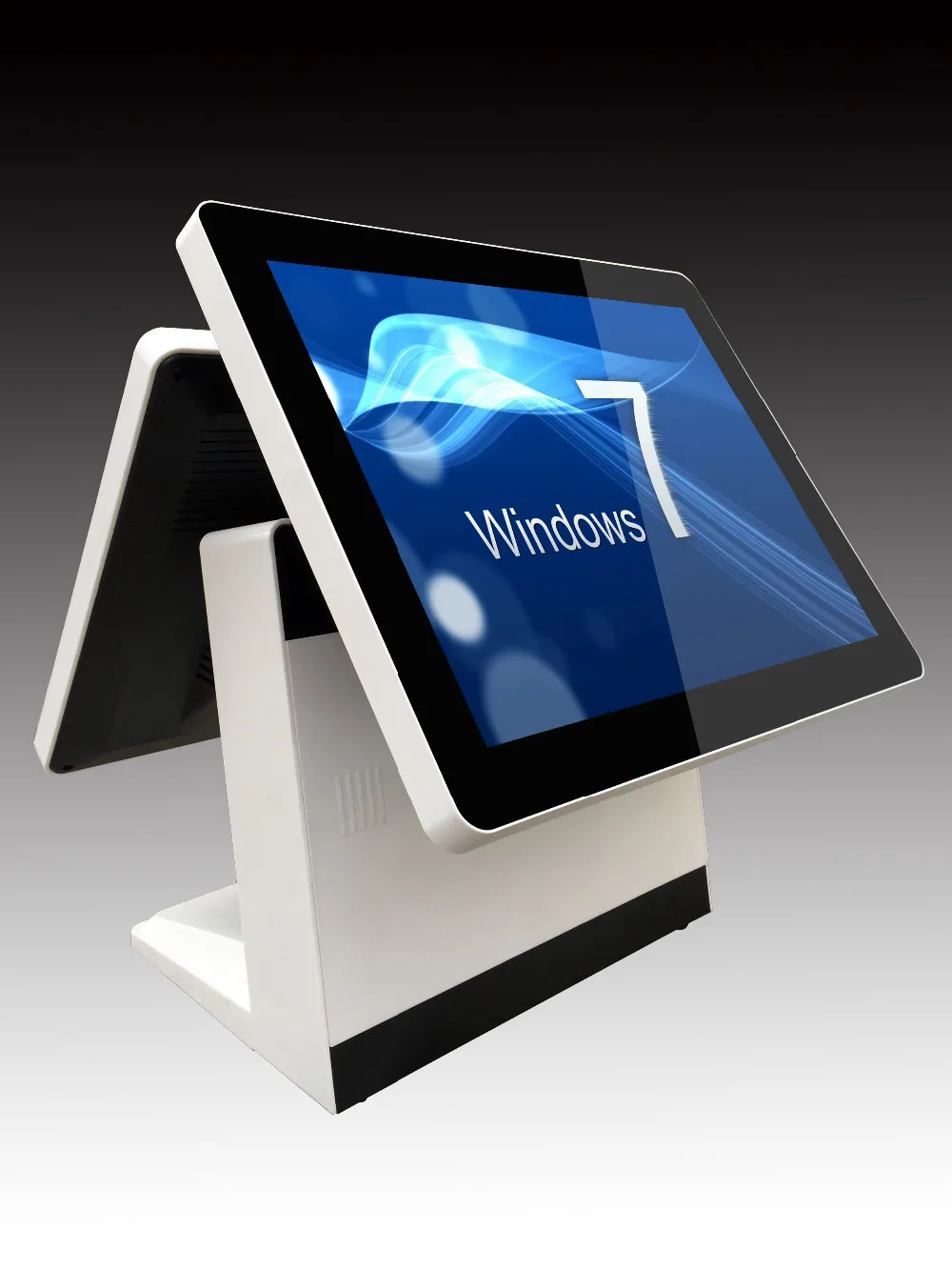 Pos № 15.6 "двойной экран Win 7 все в одном Ресторан POS системы