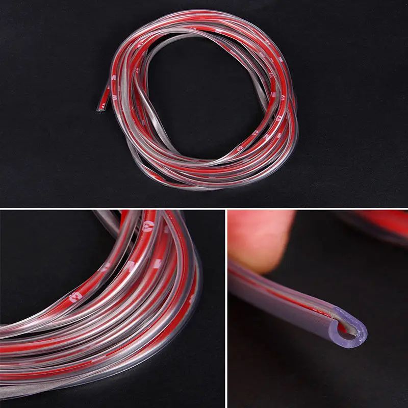 

16ft/5m Car Styling Moulding Strip Car Door Edge Anti-collision Strip Protection Anti-noise Interior Accessories