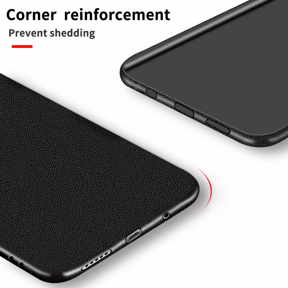 Ультратонкий Тонкий мягкий силиконовый кожаный чехол для Huawei P10 P20 Lite P Smart TPU