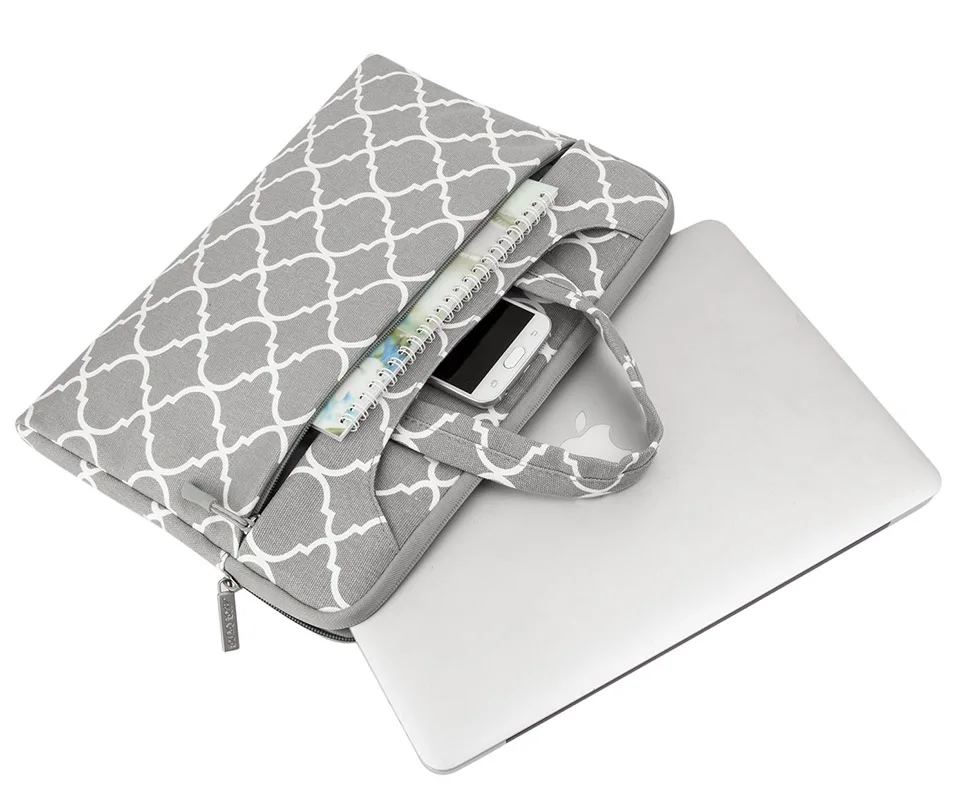 Холщовая Сумка MOSISO для ноутбука 11 6/13 3/15 6 дюймов чехол на плечо Macbook Pro Air 11/13/14/15