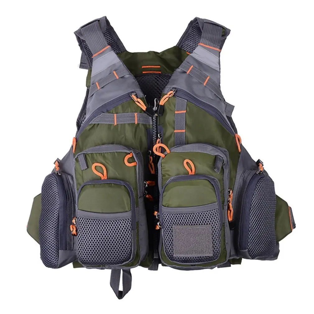 Outdoor Sport Fishing Life Vest Men Breathable Swimming Life Jacket