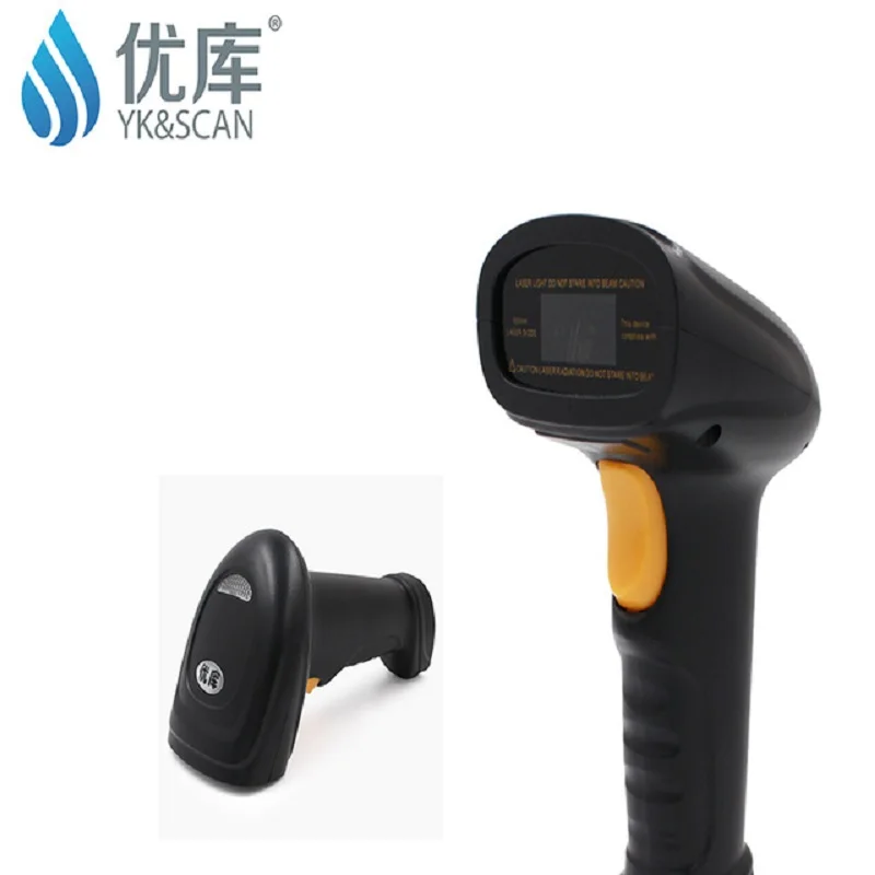 

Youku 1D Laser USB Barcode Scanner Black Portable Hand-held Bar Code Scanner For POS Logistics Documents Logistics Scanners