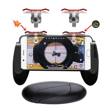 Игровой курок для мобильного телефона PUBG, кнопка огня, геймпад, игровой джойстик, Aim Key Shooter, игровой коврик, подставка