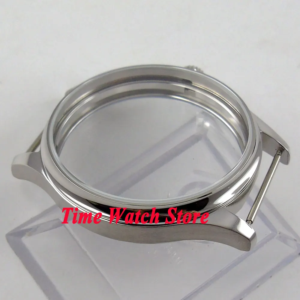 Чехол для часов 44 мм из полированной нержавеющей стали|watch band display case|watch stainless steel